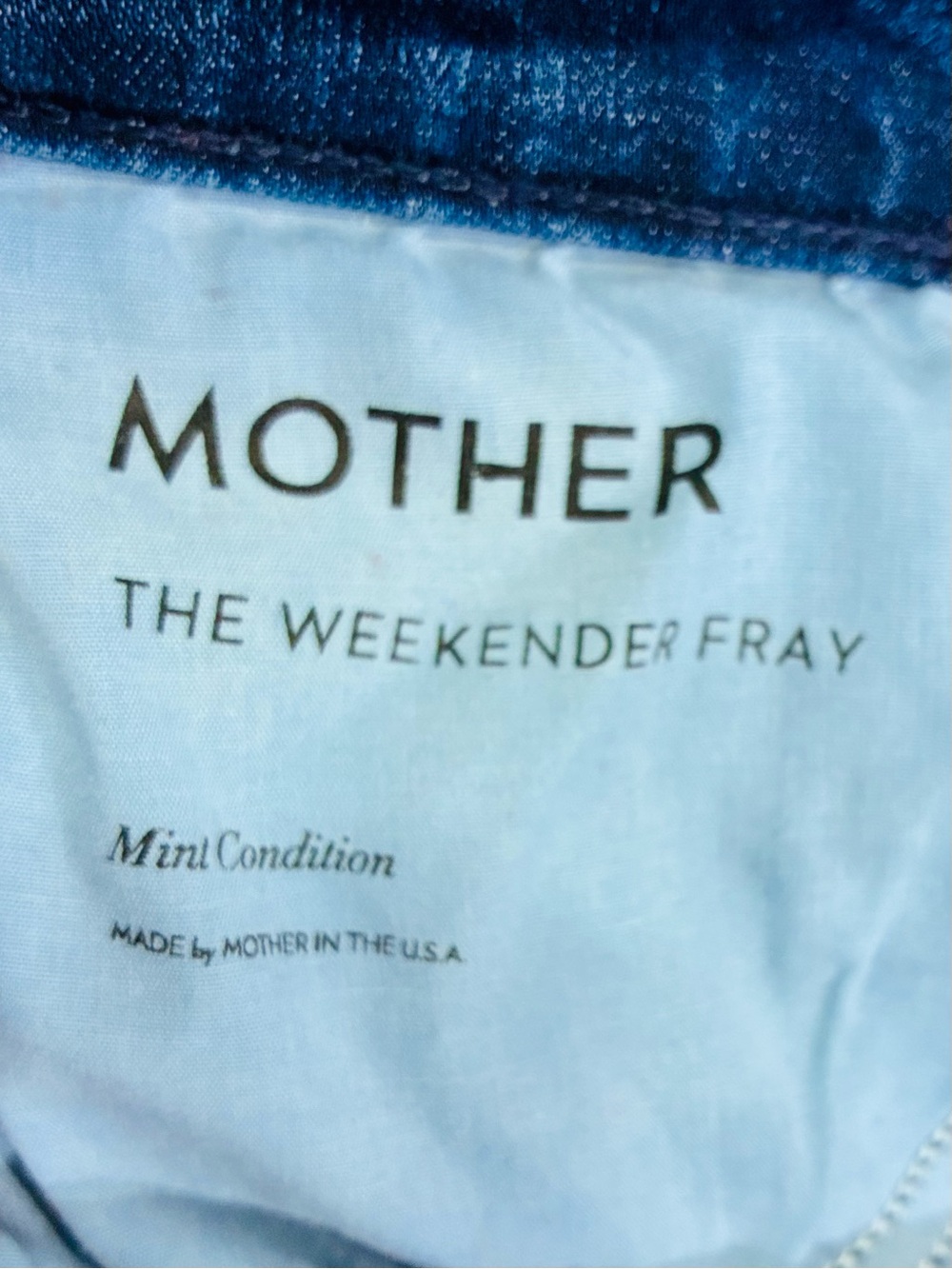 MOTHER The Weekender Fray Flare Stretch Denim Jeans Women’s 26x31 EUC - Picture 6 of 13